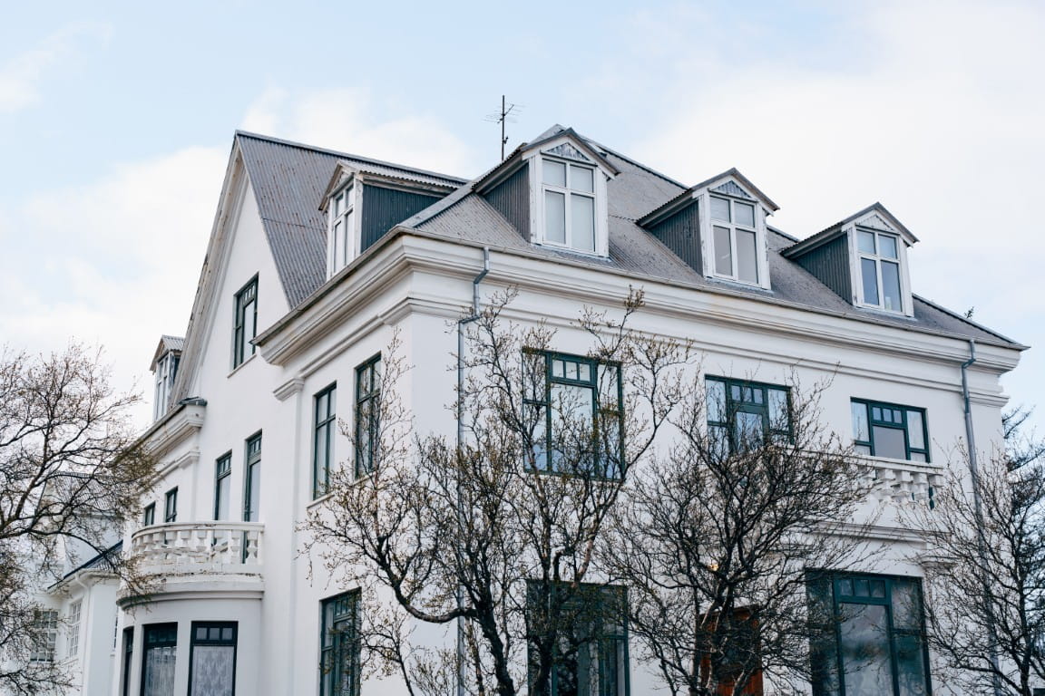 Beautiful old house reykjavik capital iceland