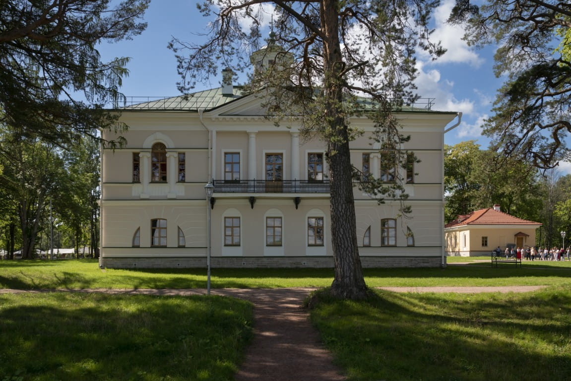 View manor house museum folk wooden architecture vitoslavlitsa veliky novgorod russia