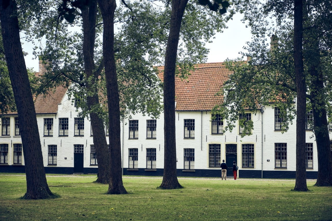 View trees garden princely beguinage ten wijngaarde